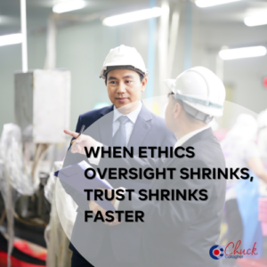 When Ethics Oversight Shrinks, Trust Shrinks Faster